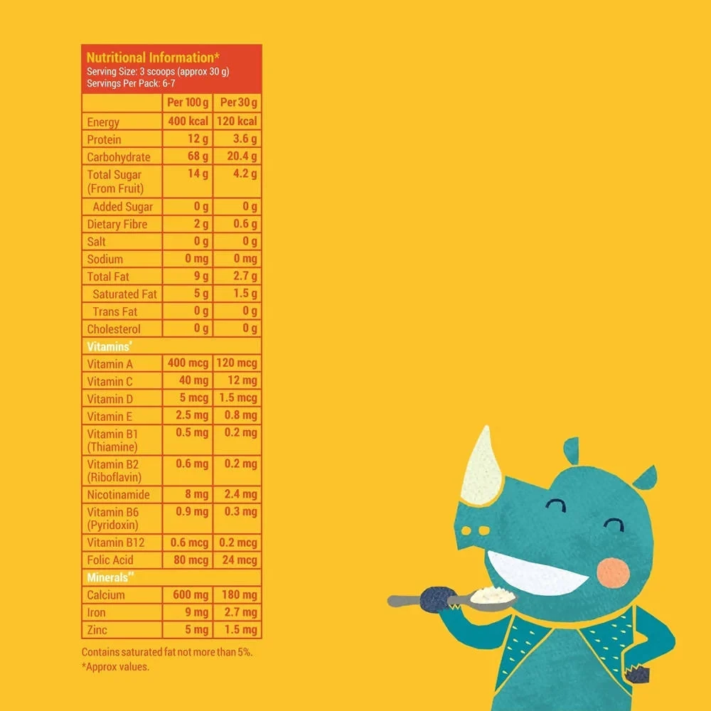 Slurrp Farm Mango, Ragi & Rice With Milk Cereal for Little Ones, 200 g-6.webp